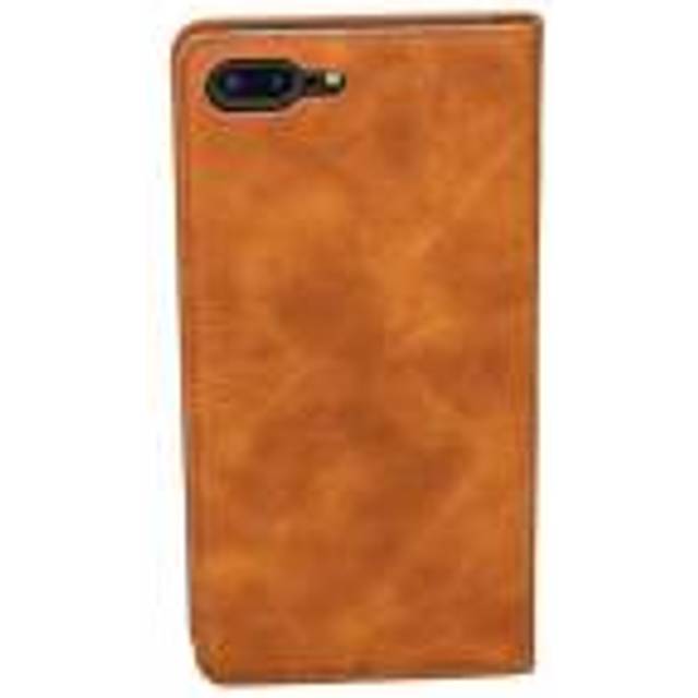 iPhone 7 / 8 Plus cover med kortholder - Brun