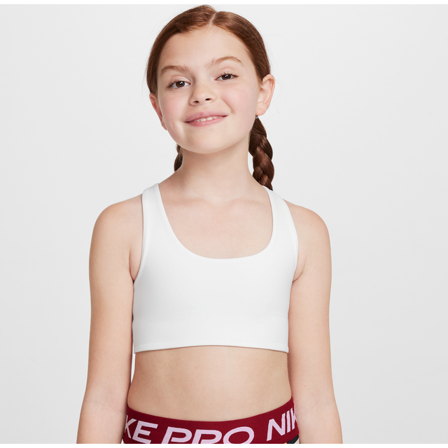 Nike Sports BH Unisex Stl. S 128-137 - Bekväm och stödjande för löpning och träning