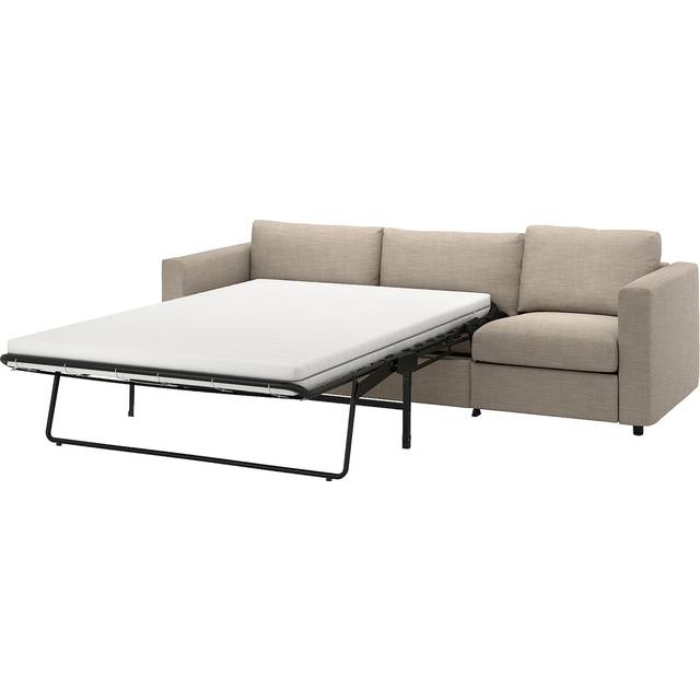 VIMLE 3-sits bäddsoffa, Hillared beige