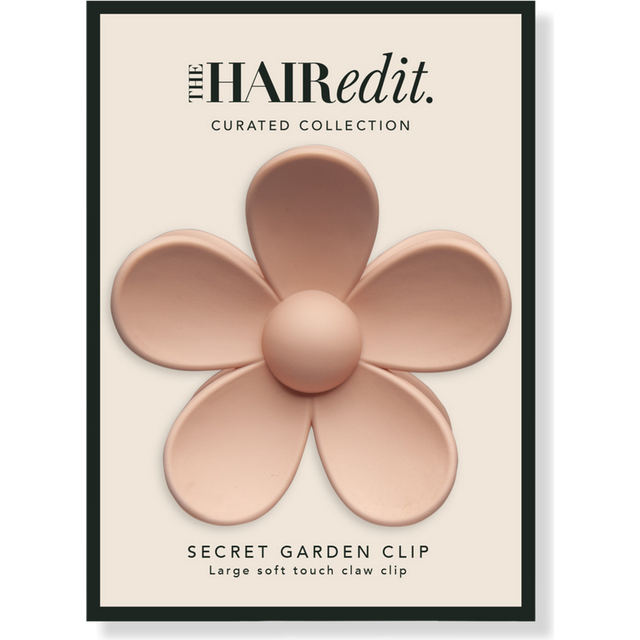 The Hair Edit Secret Garden Clip - Large Flower Claw Clip in Champagne
