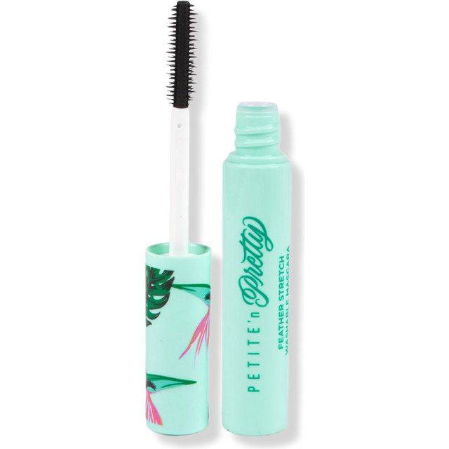 Petite 'n Pretty Feather Stretch Tubing Washable Mascara - Makeup for Kids  Tweens and Teens - Extends lashes  Easy to Apply & Remove - Non Toxic & Ma