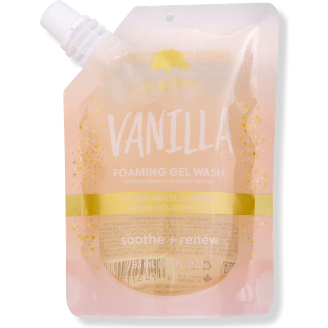 Tree Hut Foaming Gel Wash Travel Size Vanilla 3.3oz