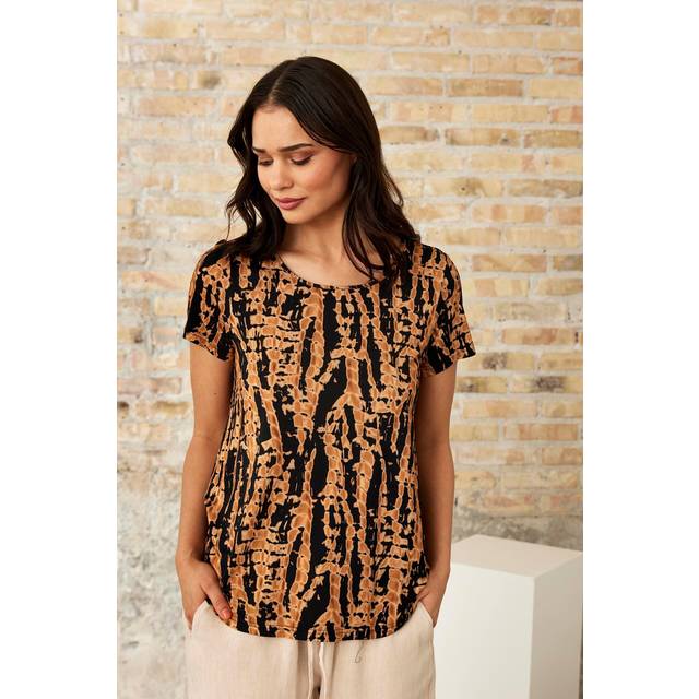 IN Front, Topp, Dam, S, Philippa T-shirt Topp Svart - brown (S)