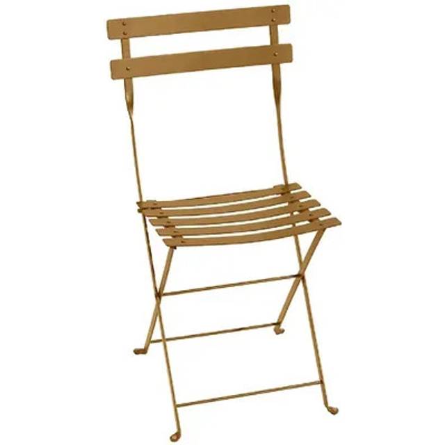 Fermob - Chaise pliante Bistro - Jaune - Acier laqué - Designer Studio Fermob