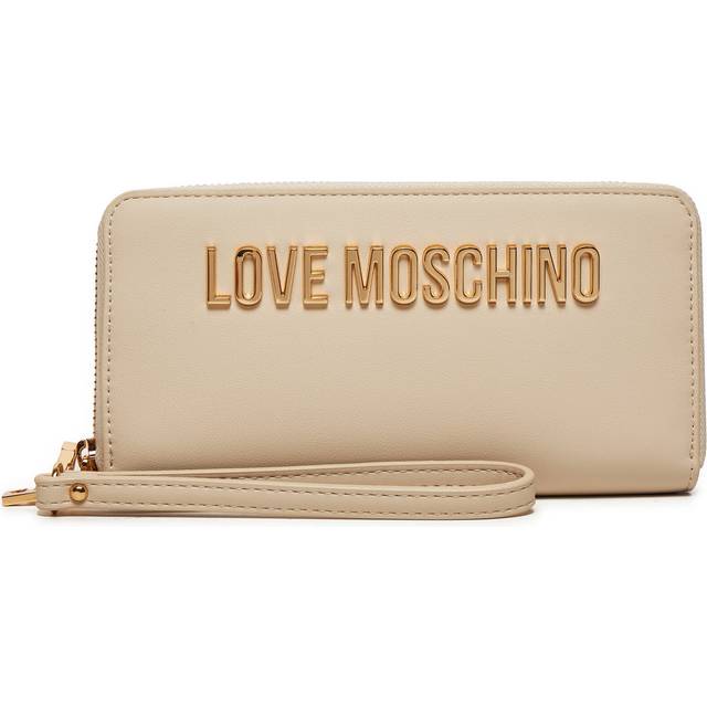 Love Moschino, Accessoarer, Dam, ONE Size, Läder, Plånbok - beige (ONE SIZE)