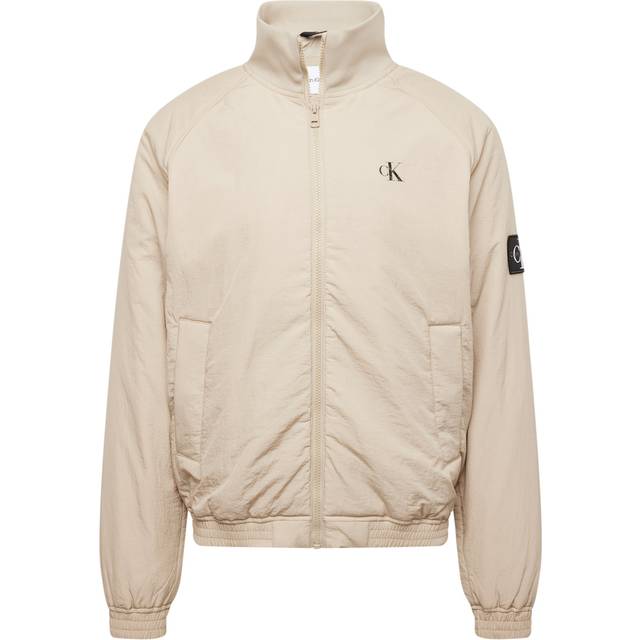 Chic Beige Long Sleeve Designer Jacket - M