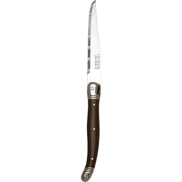 Laguiole Serrated Steak Knives Pepper Handle (Pack of 6)