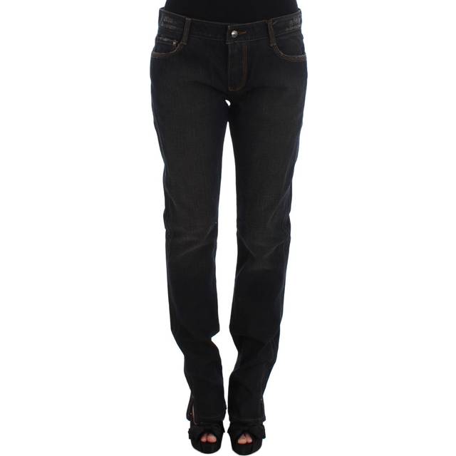 ERMANNO SCERVINO Women Wash Cotton Boyfriend Jeans - IT42|M - Blue (IT48|XXL)