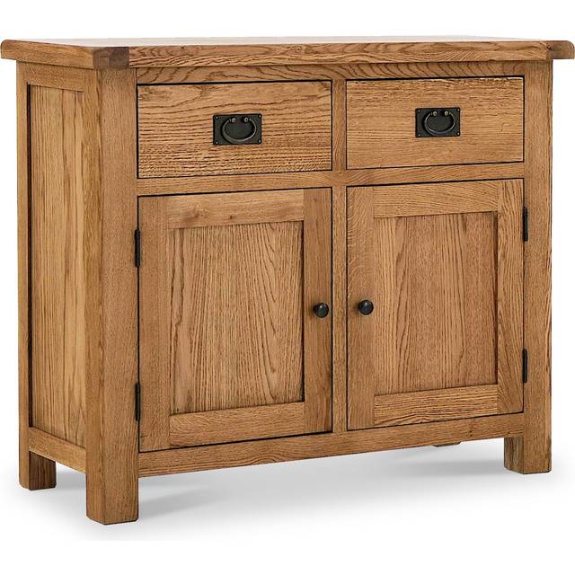 Zelah Oak Small Sideboard, Solid Wood | Roseland