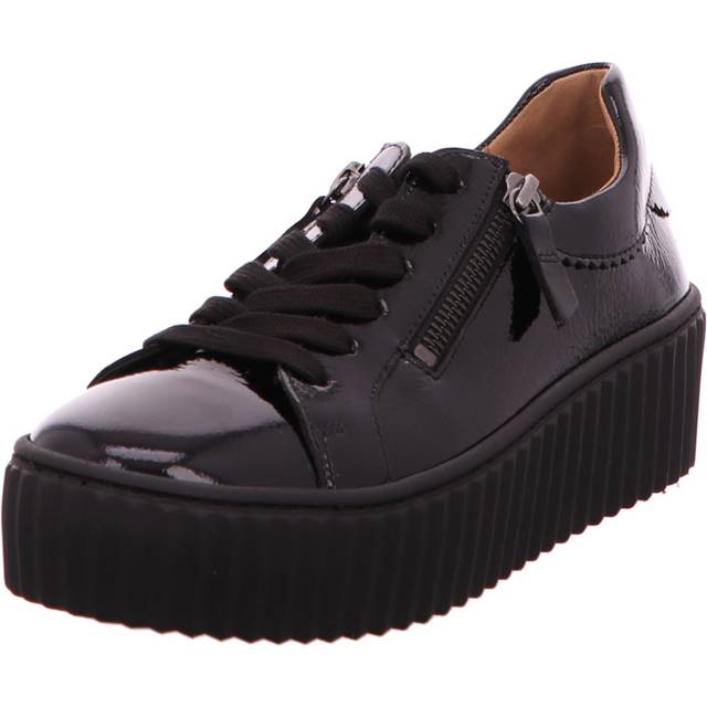 Gabor Dolly Womens Trainers Colour: Black Patent, Size: 2.5