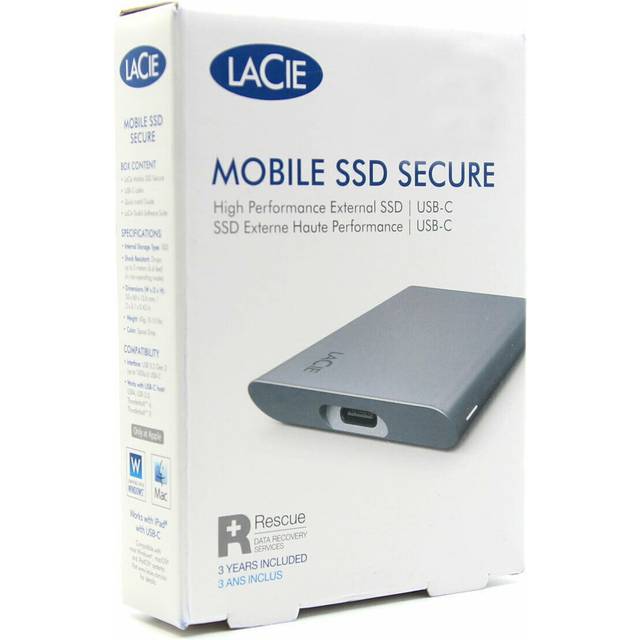 LaCie Mobile Secure 1TB 2.5SE USB 3.1 C