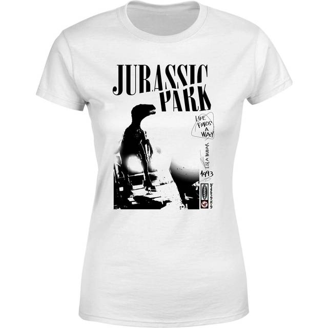 Jurassic Park Isla Nublar Punk Women's T-Shirt - White - S