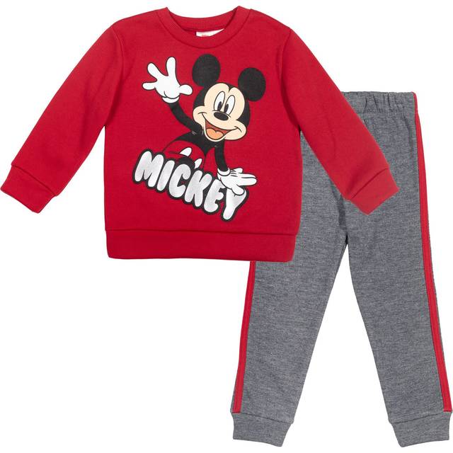 Disney Mickey Mouse Toddler Boys 2 Piece Set: Pullover Sweatshirt Jogg