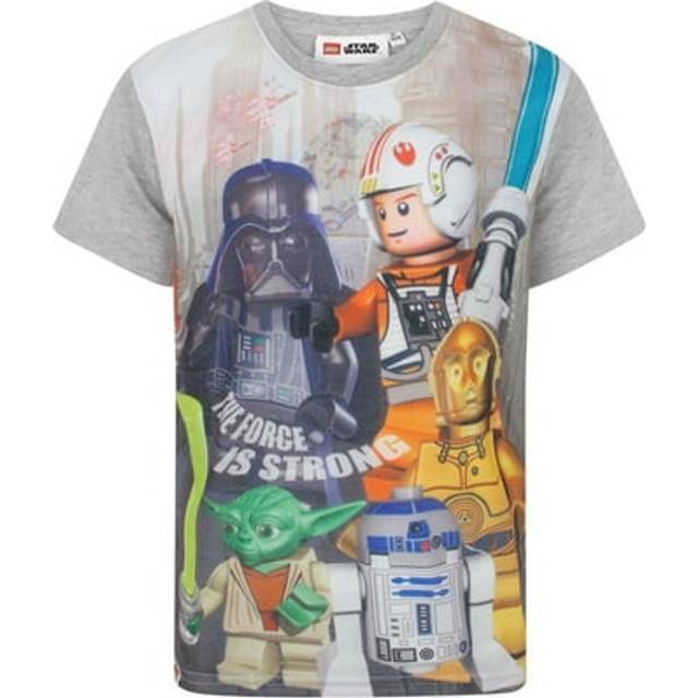 Lego Star Wars Boys The Force Is Strong T-Shirt 4 Years grey