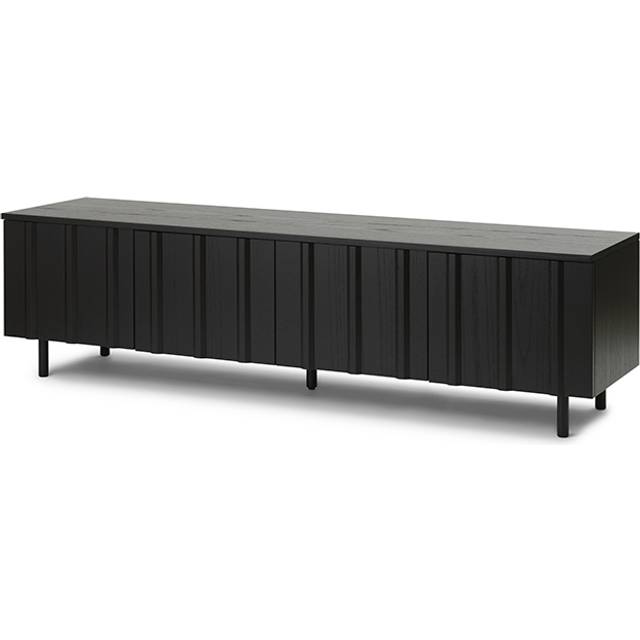 Normann Copenhagen Rib sideboard low Soft Black