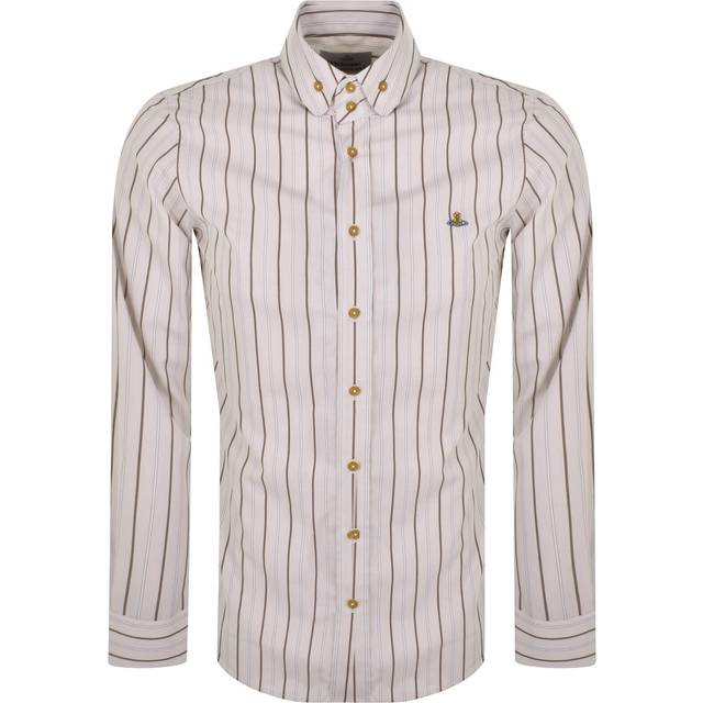 Vivienne Westwood Krall Cotton-Poplin Shirt - IT 46/S - Beige
