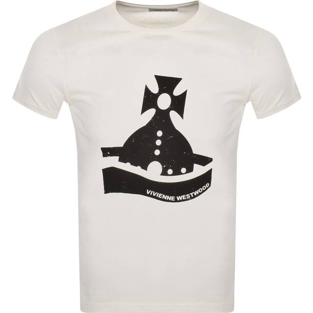 Vivienne Westwood Sunken Orb T Shirt Cream