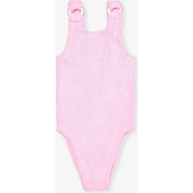Hunza G Kids Domino Swimsuit - Pink - 2-6 Years