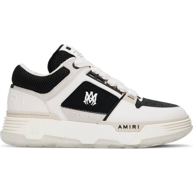 AMIRI Black & White MA-1 Sneakers - Black Alabaster - IT 46