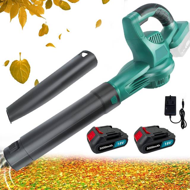 (Electric Handheld Blower with 5500mAH Battery and Charger) Cordless Leaf Blower & Vacuum, Electric Handheld Blower , compatible with Makita Battery