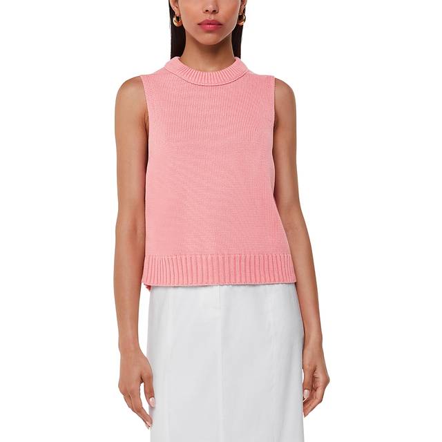 Indie Ribbed-Knit Tank Top - PINK - London-based brand Whistles is renowned for creating timeless pieces with contemporary edge. Understated yet of-the-moment, each piece is carefully created with high-low dressing in mind. From cosy knits and relaxed jeans to slip skirts and floral dresses, Whistles is your one stop shop for creating the ultimate capsule wardrobe.