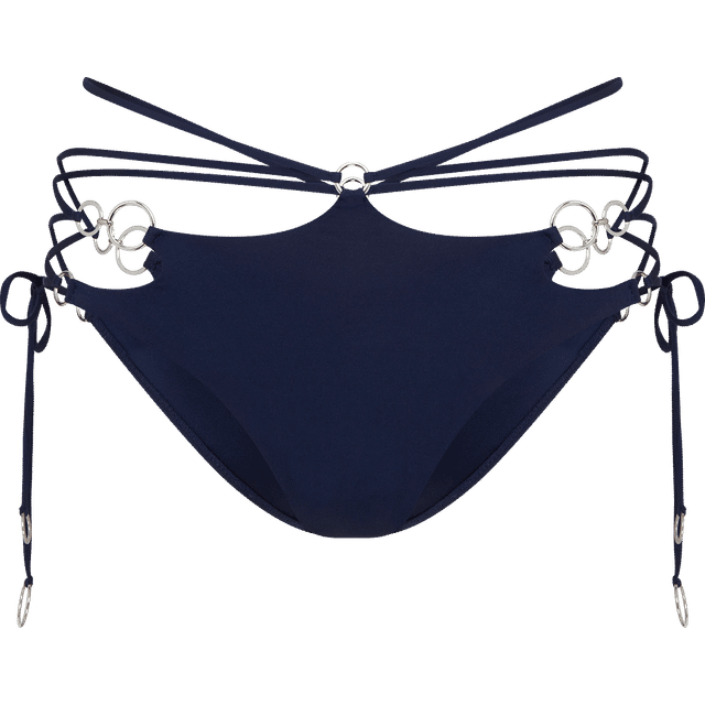 Agent Provocateur Navy Davine Bikini Bottom - 410043 Navy/Silver - 4