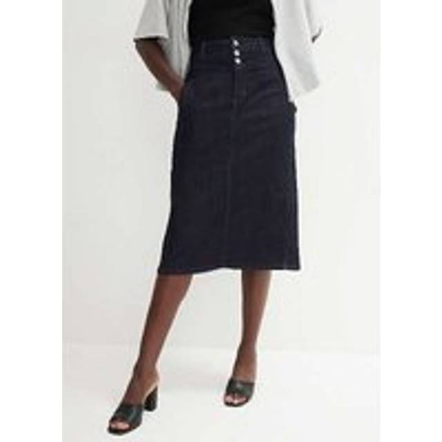 bonprix Knee-Length Denim Skirt