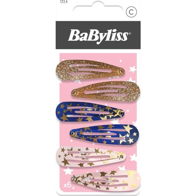 BaByliss Hårclips Fest Kids 6 st