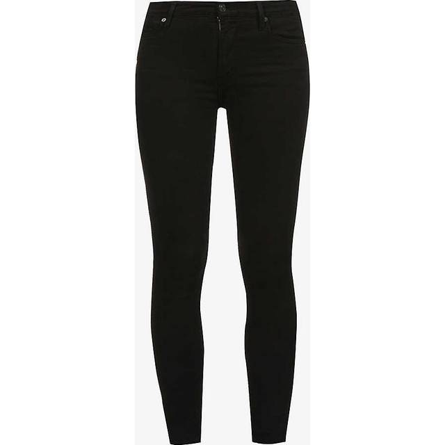 Citizens of Humanity Womens Plush Black Rocket Skinny High-rise Stretch-denim Jeans 23