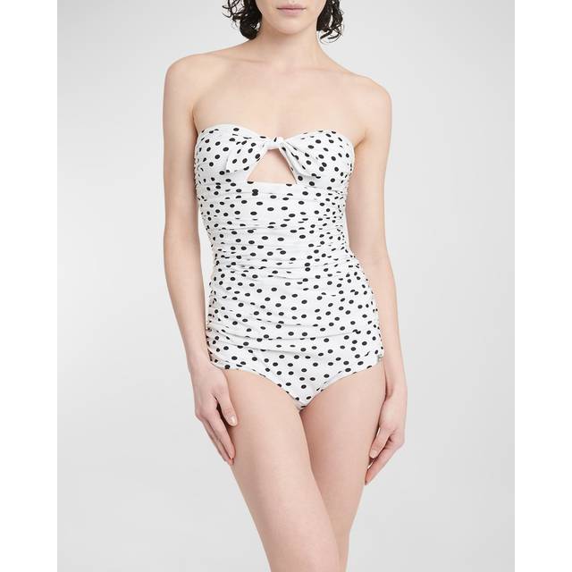 Dolce & Gabbana Polka-dot Strapless One-piece Swimsuit - Woman Swimwear Print 2