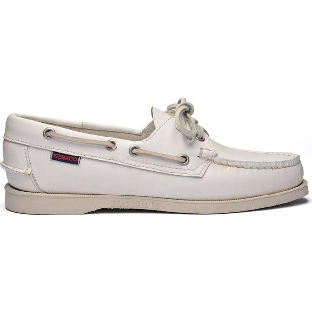 Women's boat shoes Sebago Portland - Blanc