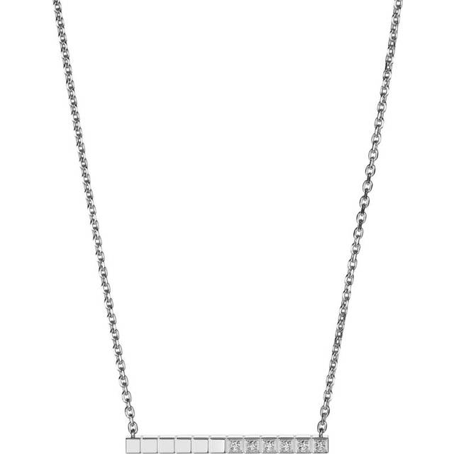 Chopard White Gold and Diamond Ice Cube Necklace - One size
