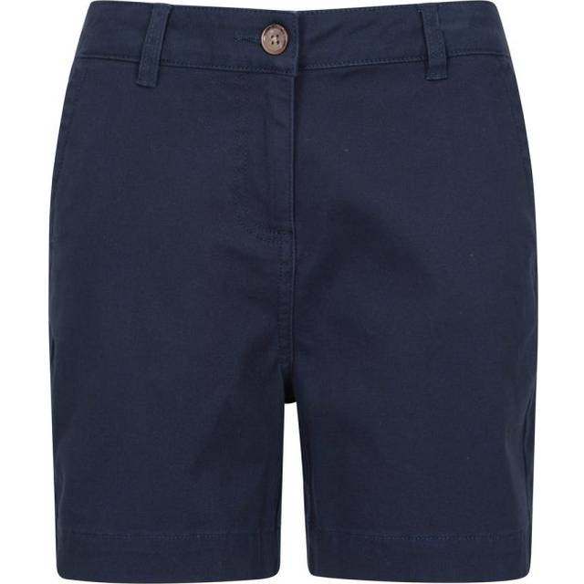 (18 UK, Navy) Mountain Warehouse Womens/Ladies Bay Chino Organic Shorts