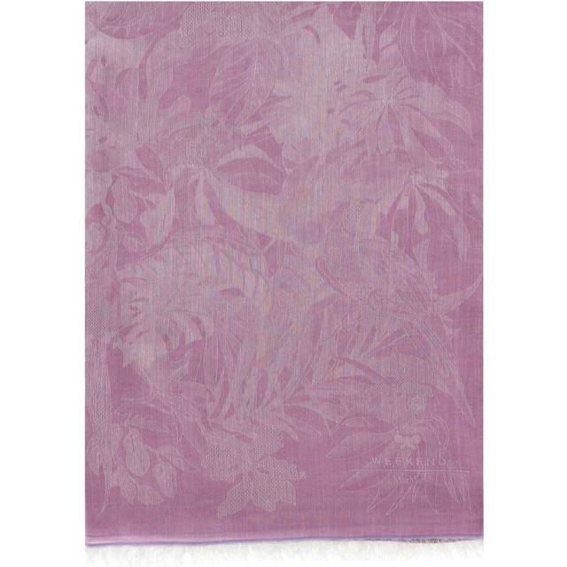 MAX MARA WEEKEND SARTA MAUVE FOULARD SCARF