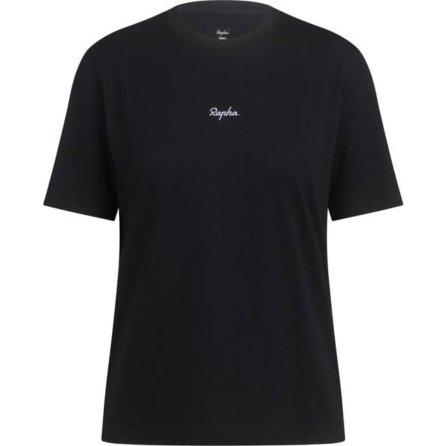 Rapha Cotton Womens T-Shirt - Black/Grey