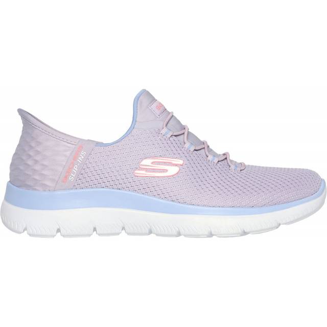 Skechers Women's Slip Ins Summits Diamond Dreams Purple Trainers - UK 4