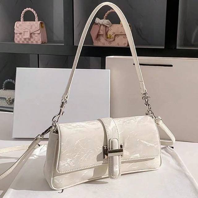 Dedoo 1pc Handbag 2024 New Fashion Handbag Joker Cowboy Long Stick Handbag 2024 New Advanced Texture Niche Original Shoulder And Underarm Slung, Suitable Fo