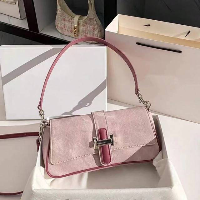 Dedoo 1pc Handbag 2024 New Fashion Handbag Joker Cowboy Long Stick Handbag 2024 New Advanced Texture Niche Original Shoulder And Underarm Slung, Suitable Fo