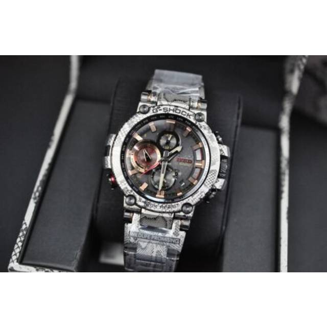CASIO G-Shock MT-G 'Black Grey' MTG-B1000WLP-1A - Silver - Free