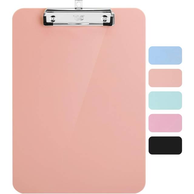 Mr. Pen- Plastic Clipboard  12.5  x 9   Pastel Orange  Clipboards for Kids & Adults  Clipboards Plastic  Clip Board  Teacher Clipboard  Kids Clipboard