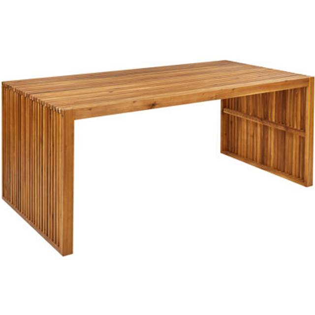 Garden Dining Table SULZANO 90 cm 180 cm Acacia Wood Brown