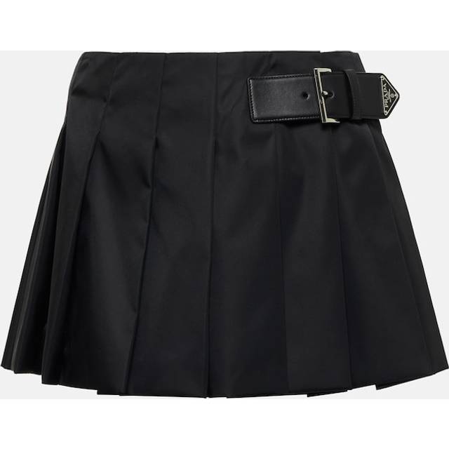Prada Pleated miniskirt - black (UK 16)