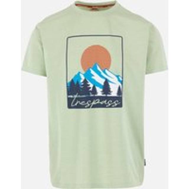 (L, Light Sage) Trespass Mens Idukki T-Shirt