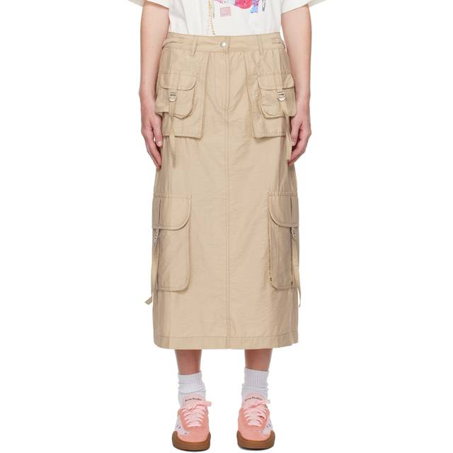 Acne Studios Beige Cargo Maxi Skirt - AEK Beige - FR 42