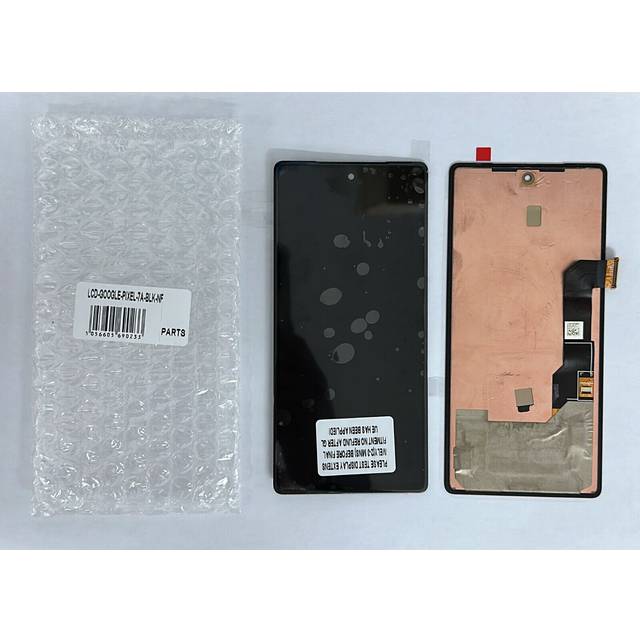 Genuine oled google pixel 7a lcd black with frame screen touch display digitizer