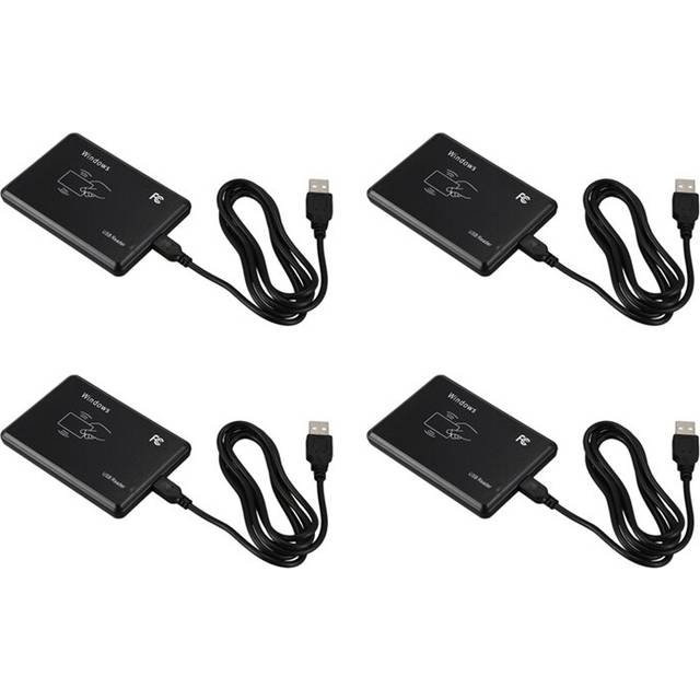 4X USB RFID DeskTop ID Card Reader Contactless Card Reader