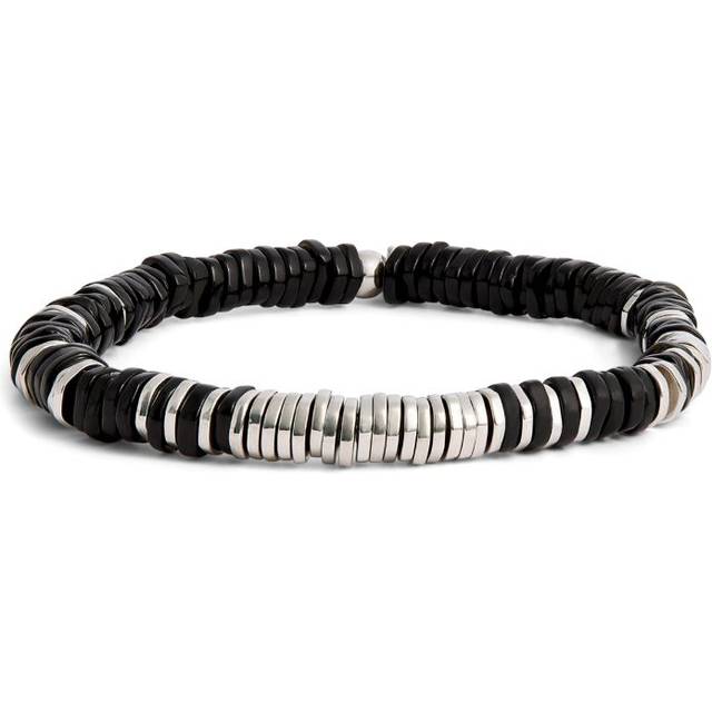 Tateossian Agate and Sterling Silver Bracelet - L