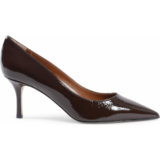 Versace 1969 Abbigliamento Sportivo Srl Milano Italia 19V69 Womens Pump Dark Brown INES65 PATENT Leather - Size UK 4