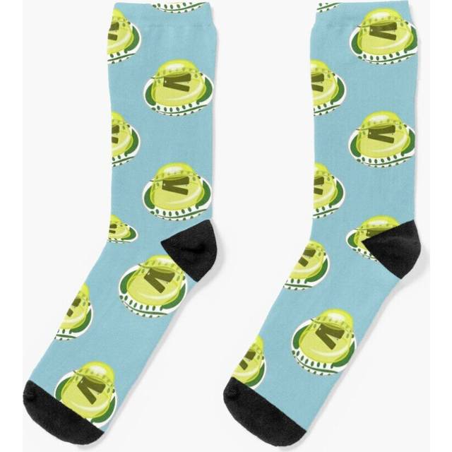 Dress Socks Stapler in Jello Novelty Fancy Crazy Pattern Crew Casual for Men Women