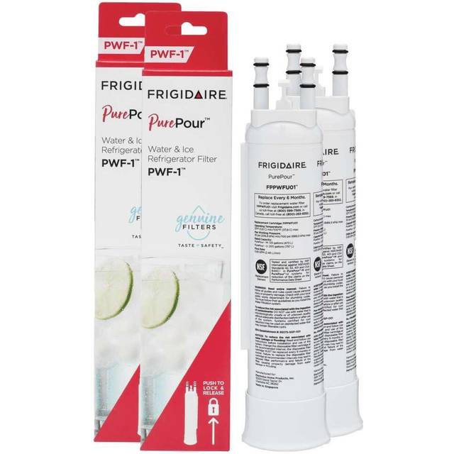 Frigidaire FPPWFU01 PurePour PWF-1 Refrigerator Water Filter Replacement | Set of 2